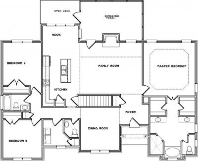 Home Plan - Main Level