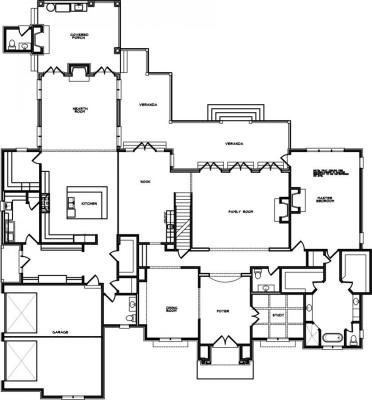 Home Plan - Main Level