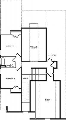 Home Plan - Second Level