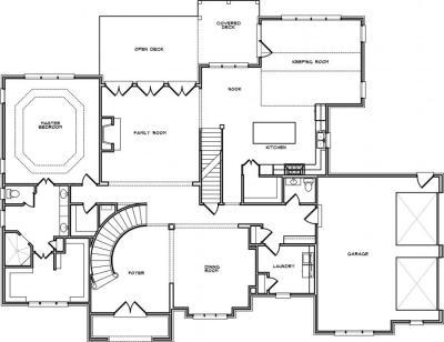 Home Plan - Main Level