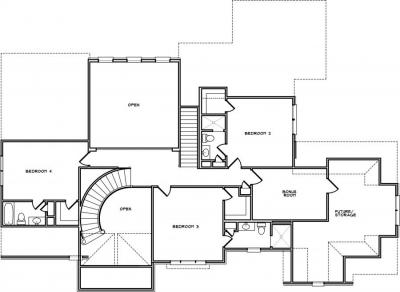 Home Plan - Second Level