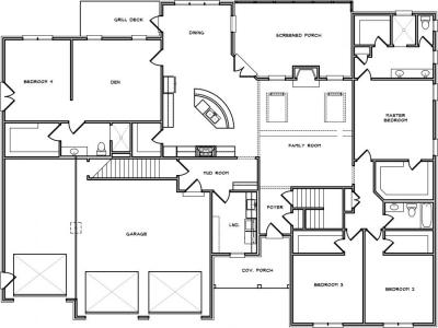 Home Plan - Main Level