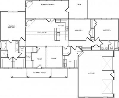 Home Plan - Main Level