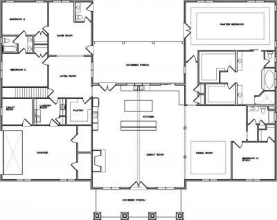 Home Plan - Main Level