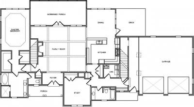 Home Plan - Main Level