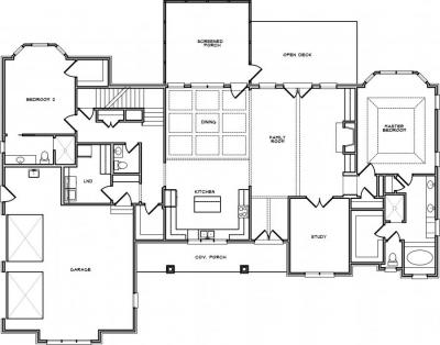 Home Plan - Main Level