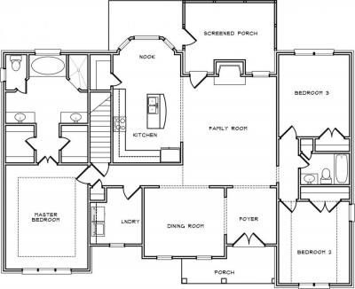 Home Plan - Main Level