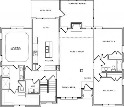 Home Plan - Main Level