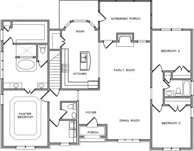 Home Plan - Main Level