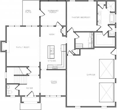 Home Plan - Main Level