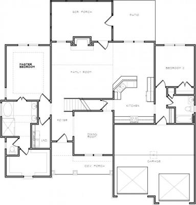 Home Plan - Main Level