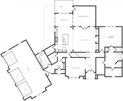 Home Plan - Main Level