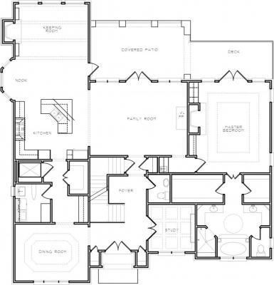 Home Plan - Main Level