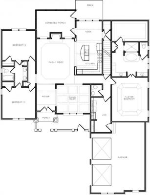 Home Plan - Main Level