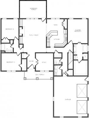 Home Plan - Main Level