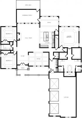 Home Plan - Main Level