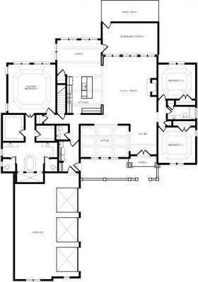 Home Plan - Main Level