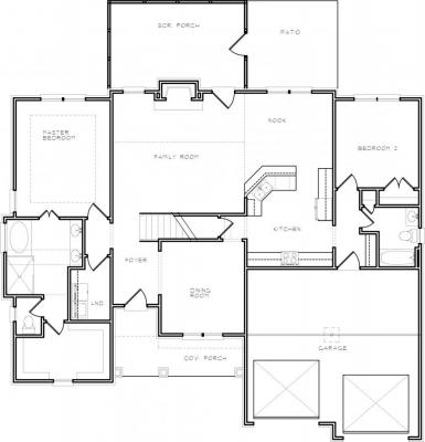 Home Plan - Main Level