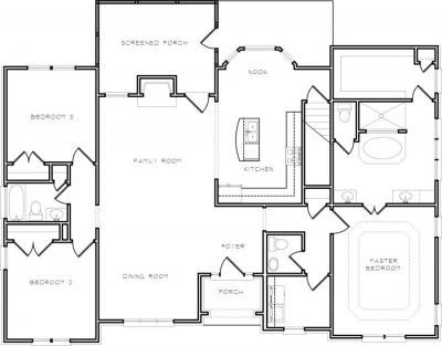 Home Plan - Main Level