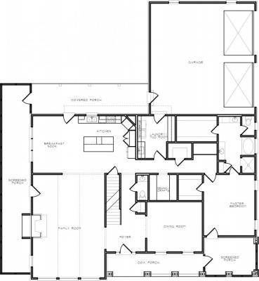 Home Plan - Main Level