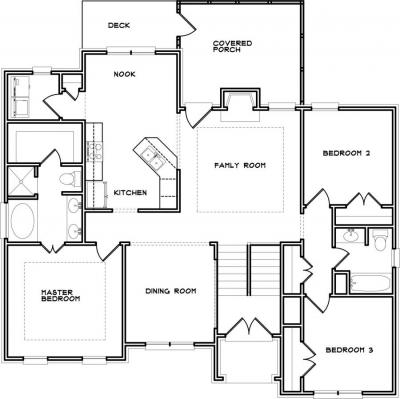 Home Plan - Main Level