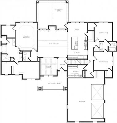 Home Plan - Main Level