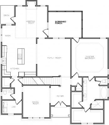 Home Plan - Main Level