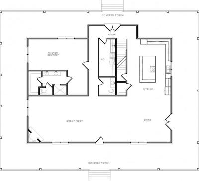 Home Plan - Main Level