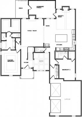 Home Plan - Main Level