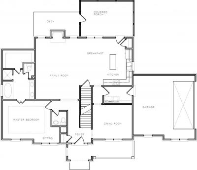 Home Plan - Main Level