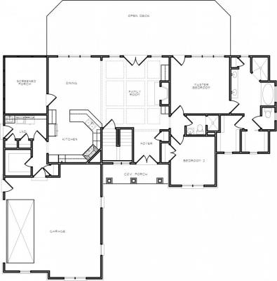 Home Plan - Main Level