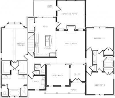 Home Plan - Main Level