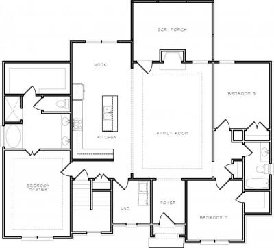 Home Plan - Main Level