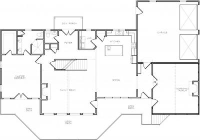 Home Plan - Main Level