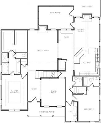 Home Plan - Main Level