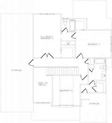 Home Plan - Second Level