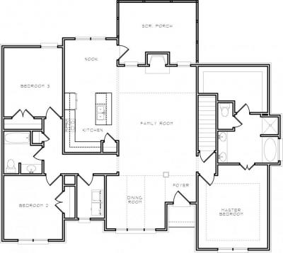 Home Plan - Main Level