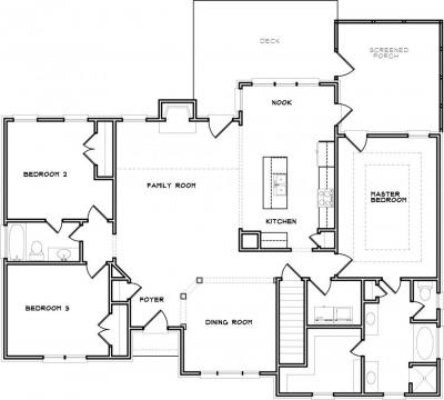 Home Plan - Main Level