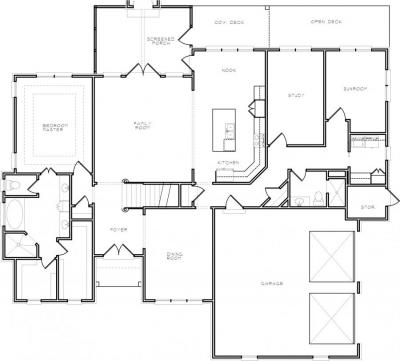 Home Plan - Main Level