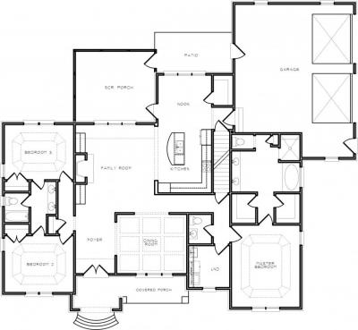 Home Plan - Main Level