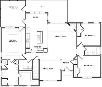 Home Plan - Main Level