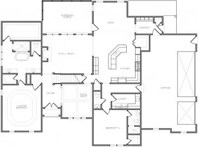 Home Plan - Main Level