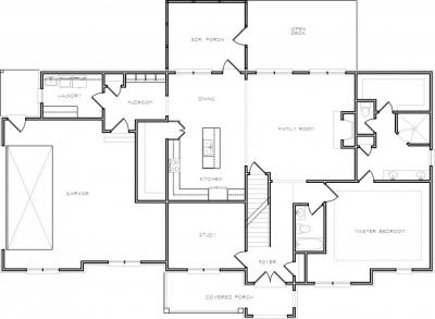 Home Plan - Main Level