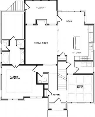 Home Plan - Main Level