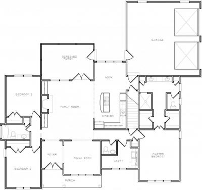 Home Plan - Main Level