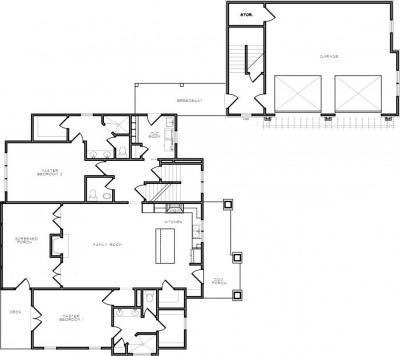 Home Plan - Main Level