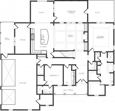 Home Plan - Main Level