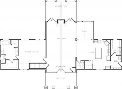 Home Plan - Main Level