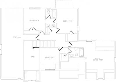 Home Plan - Second Level