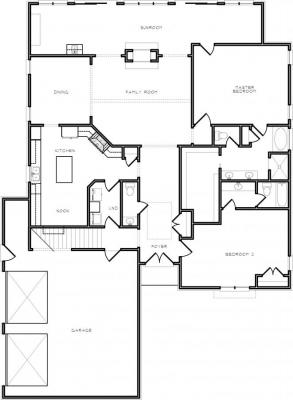 Home Plan - Main Level